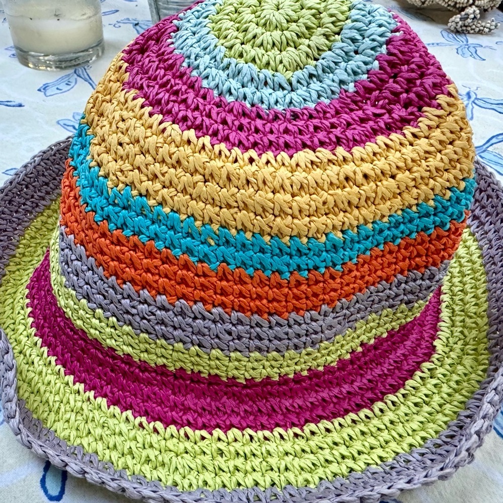 NWOT HANNA ANDERSSON GIRL’S COLORFUL HAT-MEDIUM - Picture 4 of 5
